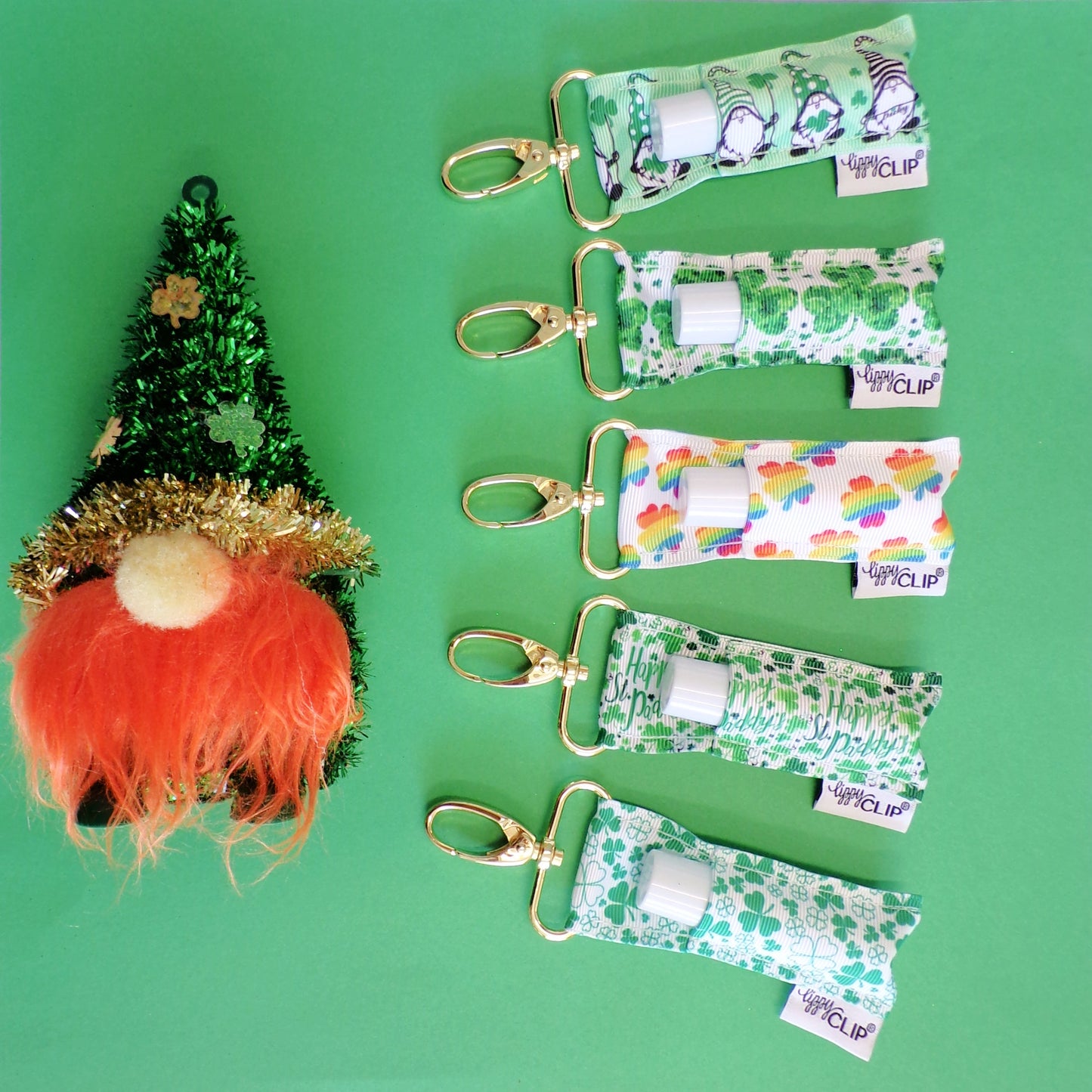 Happy St. Patty's Day LippyClip® Lip Balm Holder