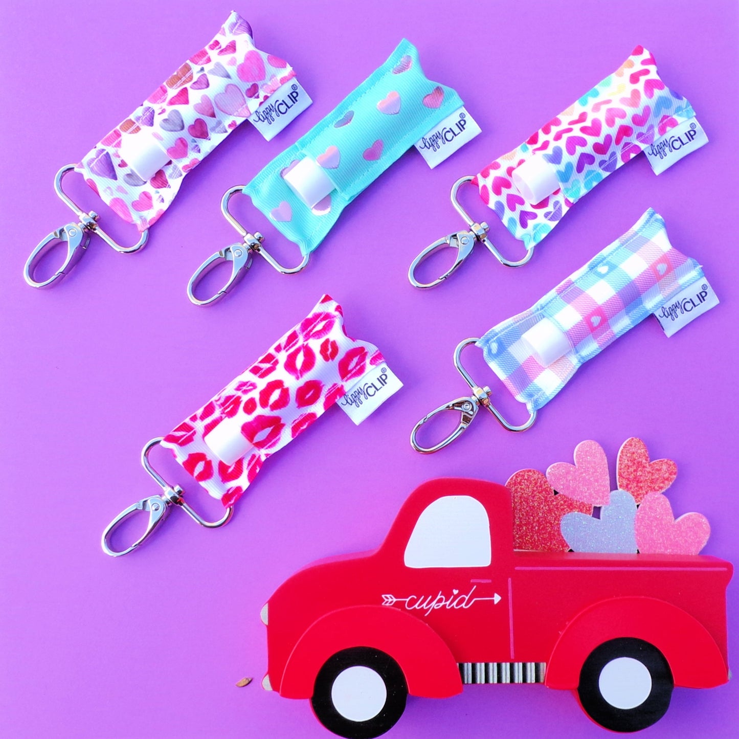 Valentine Vibes LippyClip® Lip Balm Holder