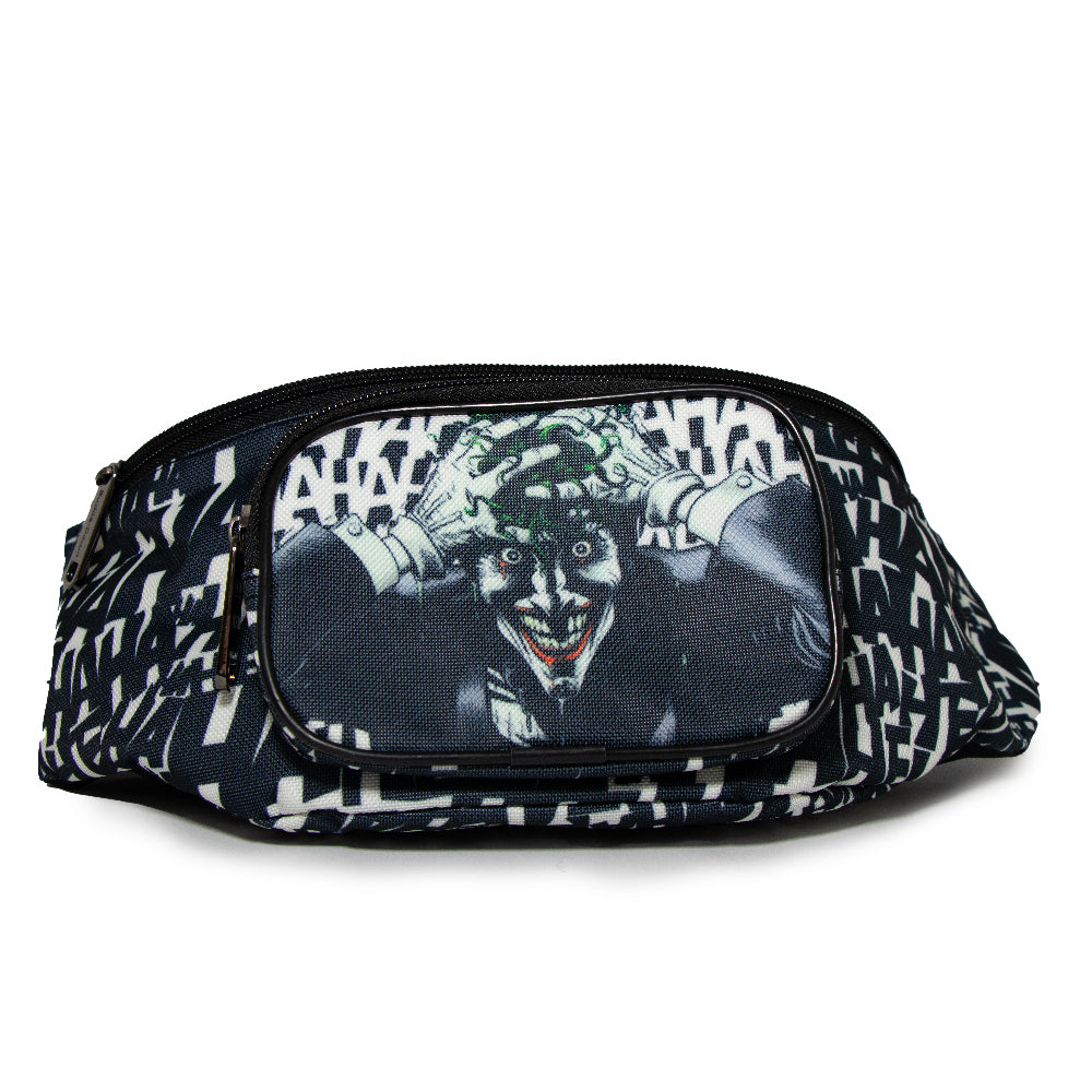 Fanny Pack - Joker The Killing Joke Holding Head Pose HAHAHA White Black