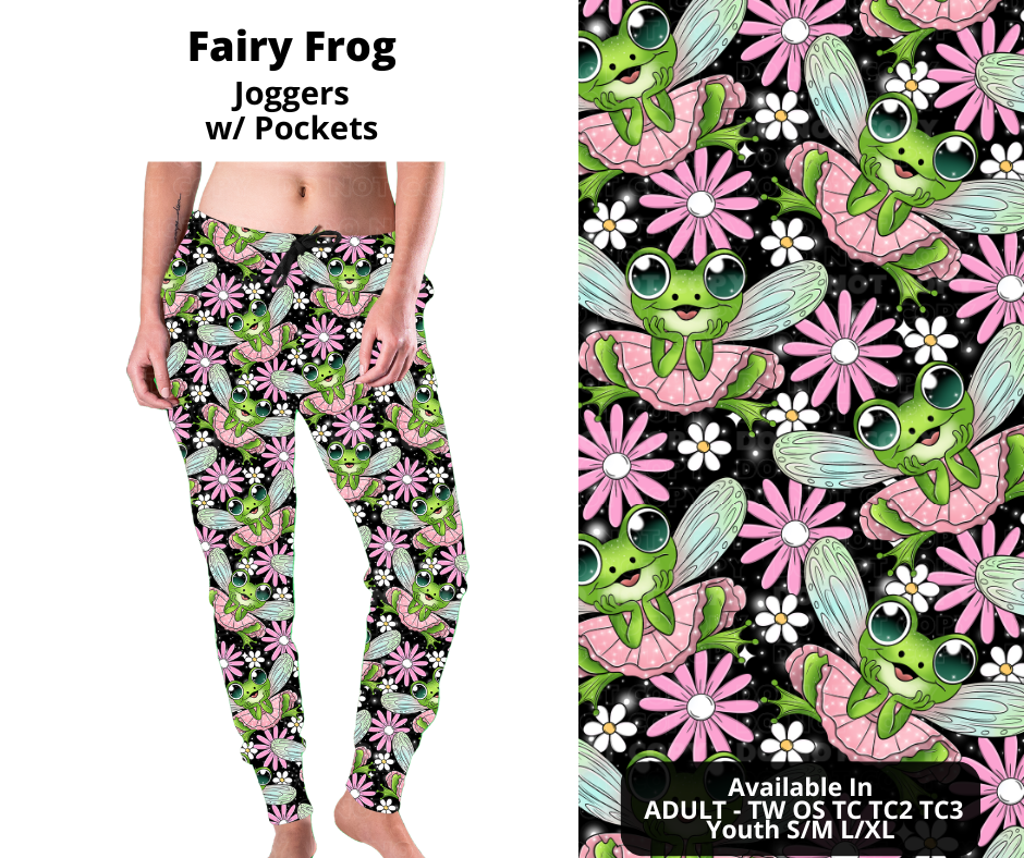 Preorder! Closes 11/21. ETA Jan. Fairy Frog Joggers