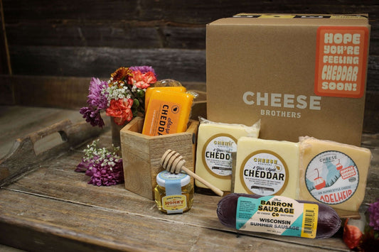 "Hope You're Feeling Cheddar Soon" Gift Basket