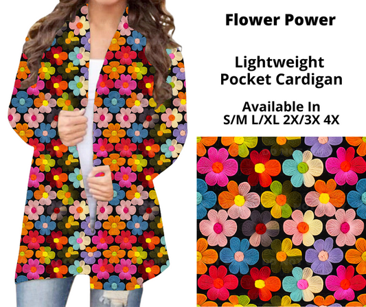 Preorder! Closes 11/20. ETA Jan. Flower Power Cardigan