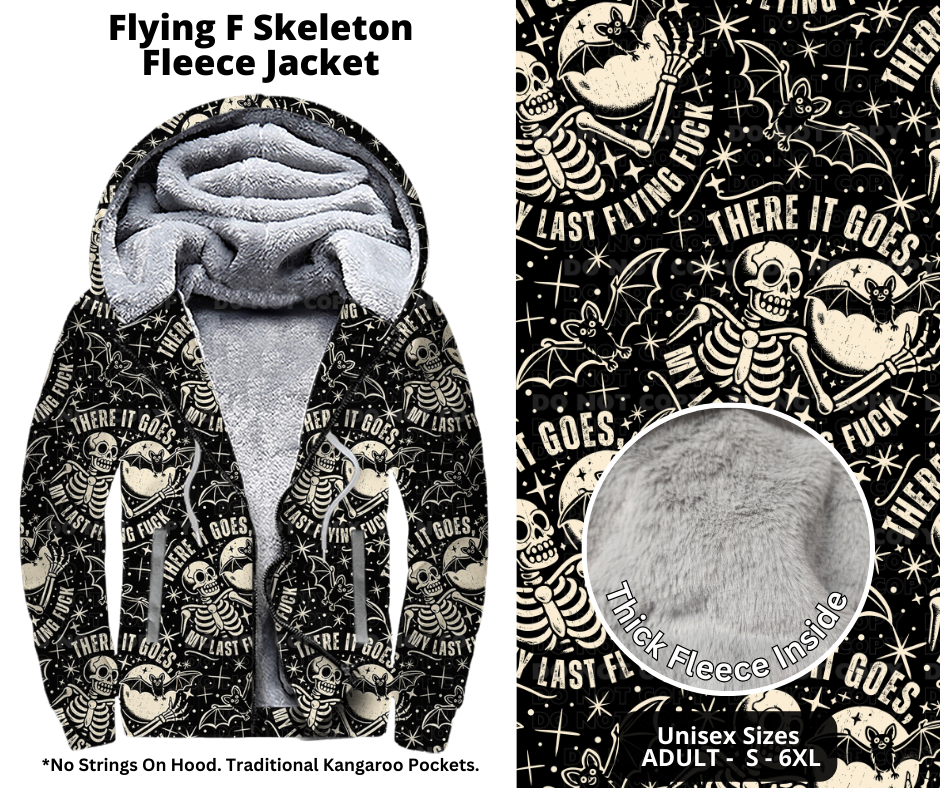 Preorder! Closes 10/21. ETA Jan. Flying F Skeleton Jackets