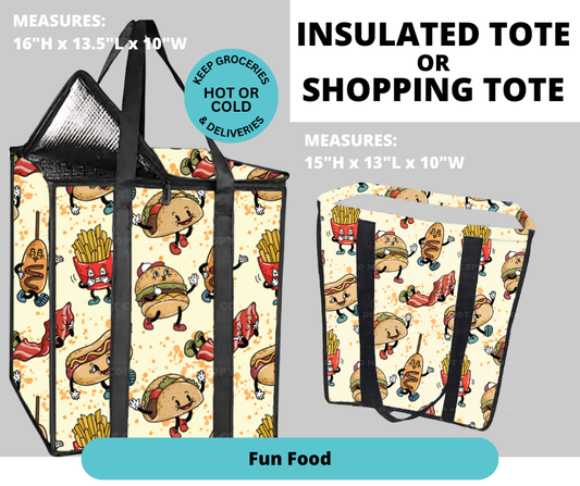 Preorder! Closes 2/26. ETA May. Fun Food Shopping & Insulated Tote