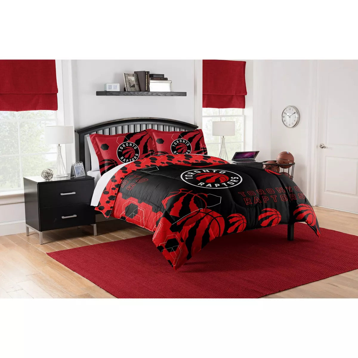 Toronto Raptors Reverse Slam Queen Comforter Set