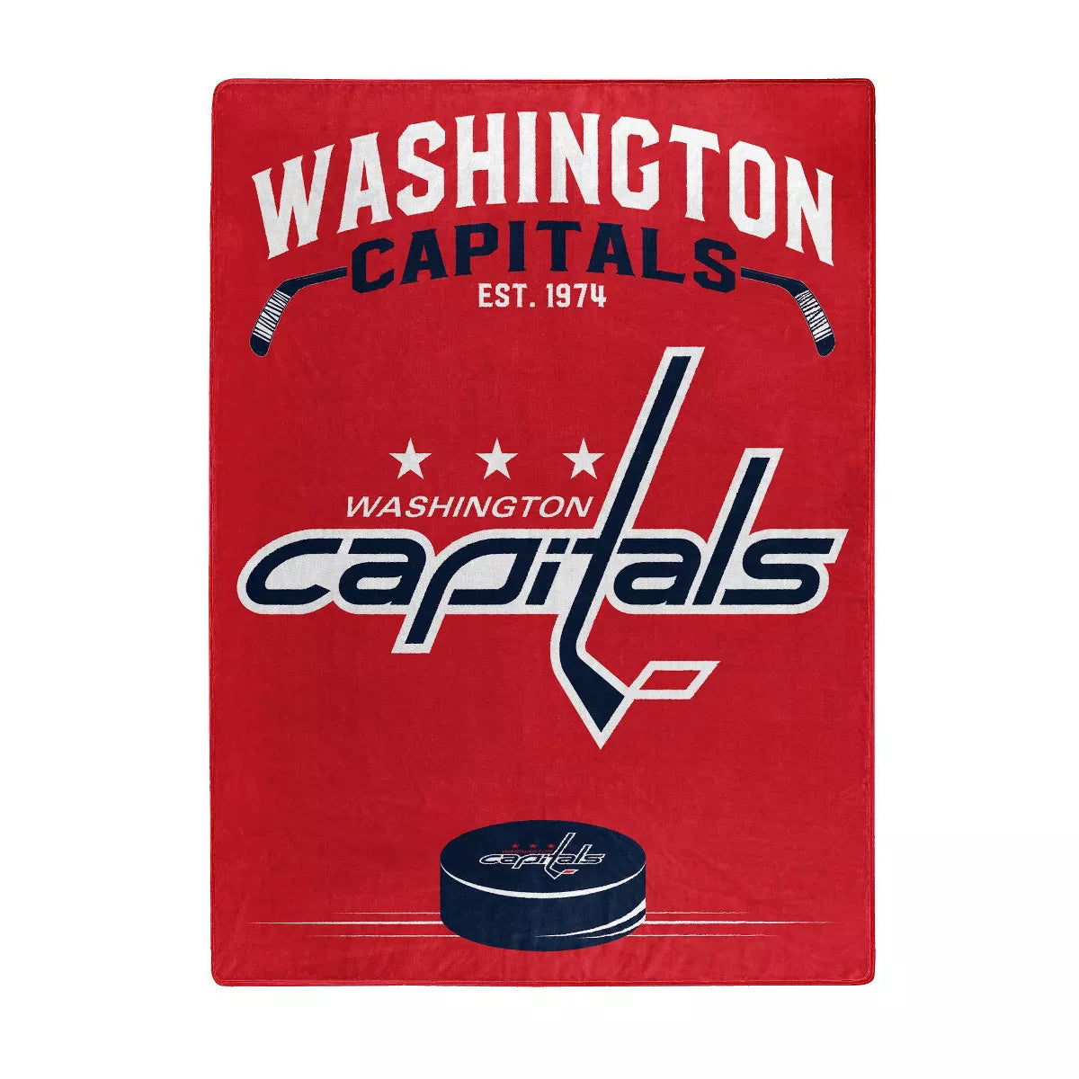 Washington Capitals 60x80 Inspired Raschel Throw Blanket