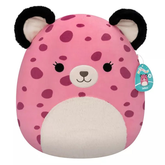 Squishmallows 16" Jalisca the Pink Leopard with Fuzzy Belly Plush Toy