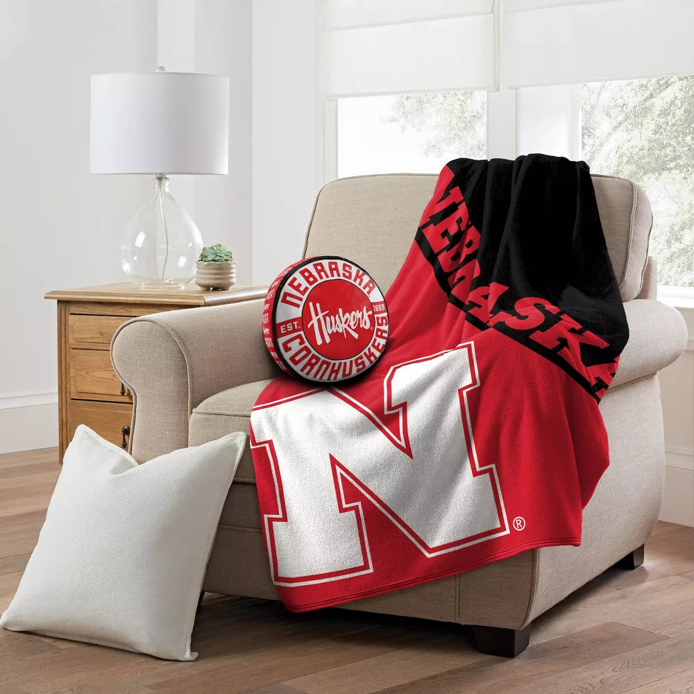 NCAA Nebraska Cornhuskers 15" Cloud Pillow