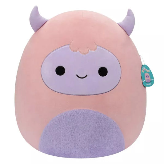 Squishmallows 11" Ronalda the Pink and Purple Yeti Plush Toy