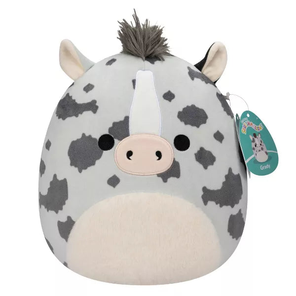 Squishmallows 11" Grady the Gray Appaloosa Painted Horse Plush Toy