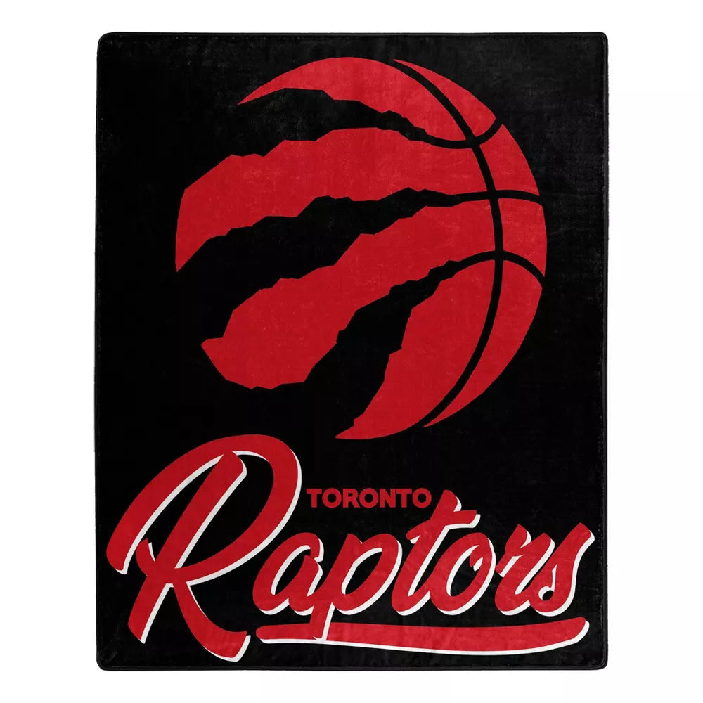 Toronto Raptors Micro Raschel Throw Blanket 50" x 60"