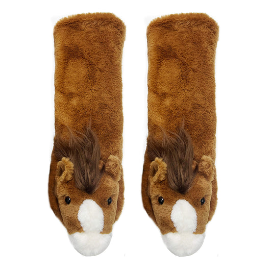 Horse Play Slipper Socks