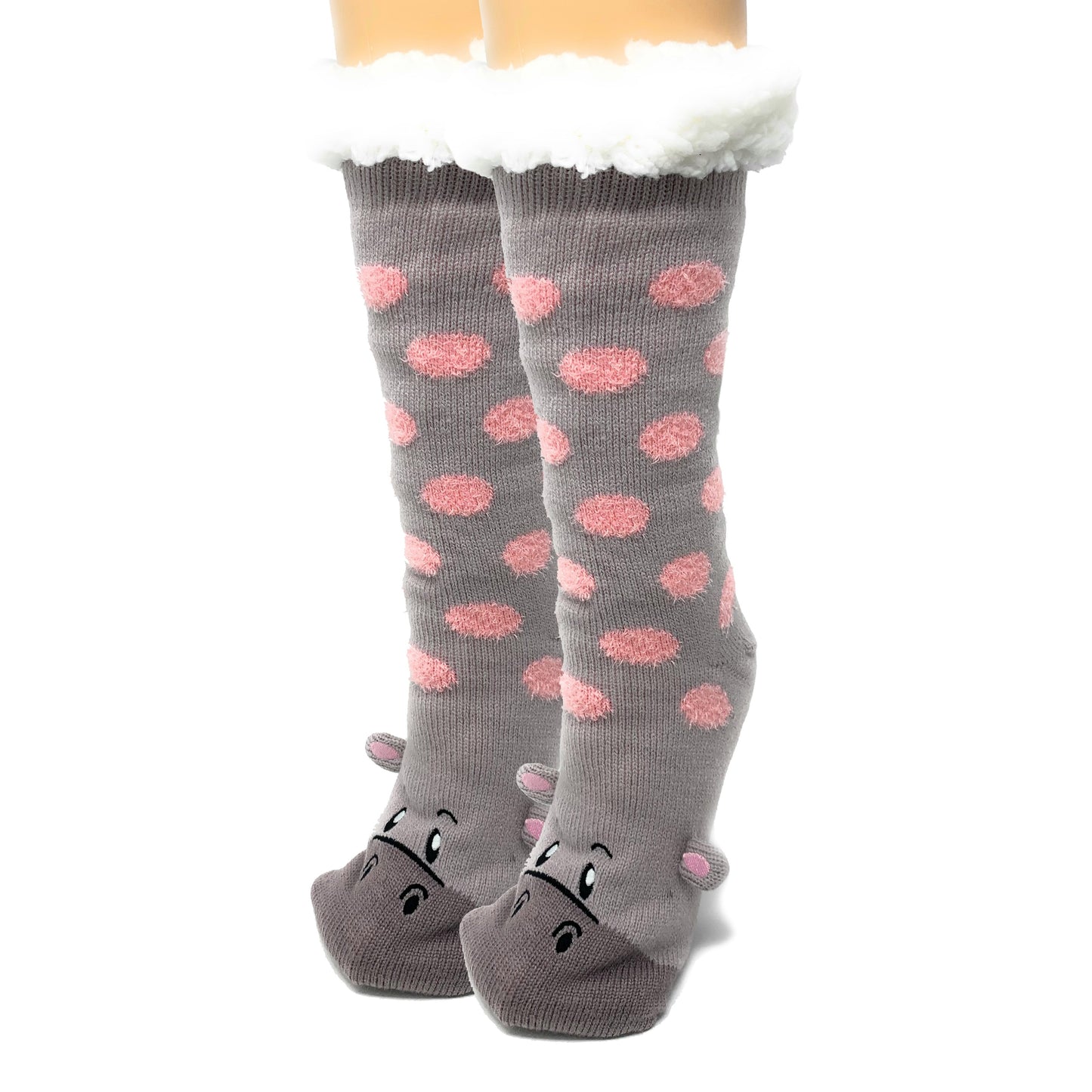 Hip Hippo Slipper Socks