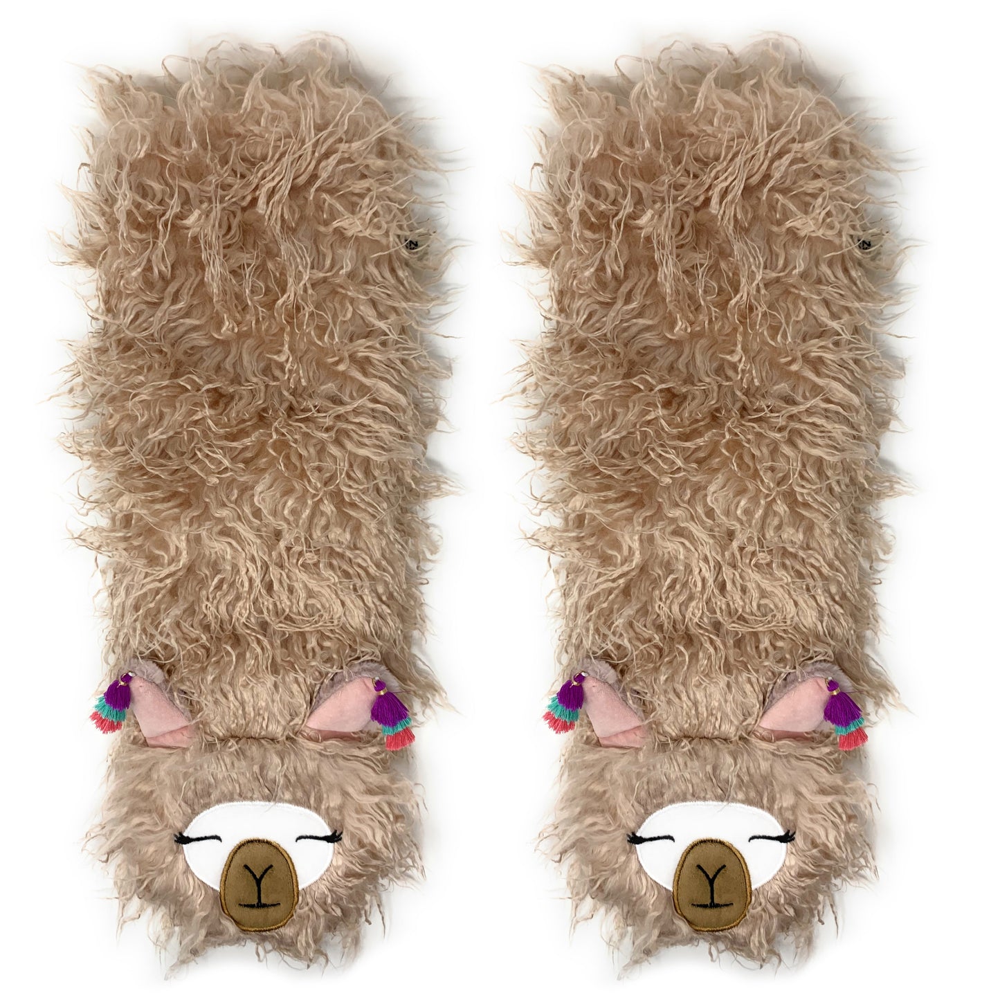 Llama Llama Pink Plush Slipper Socks