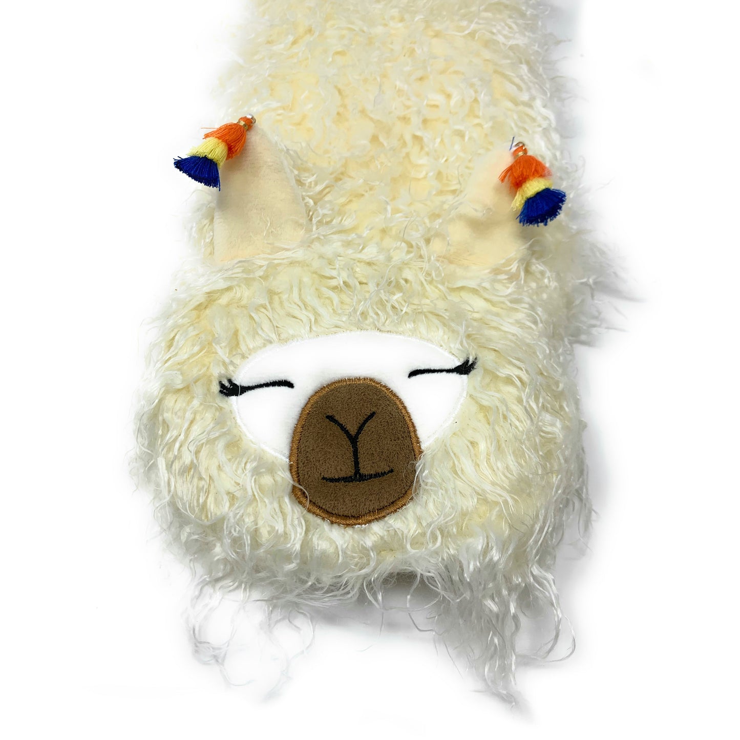 Llama Llama White Plush Slipper Socks