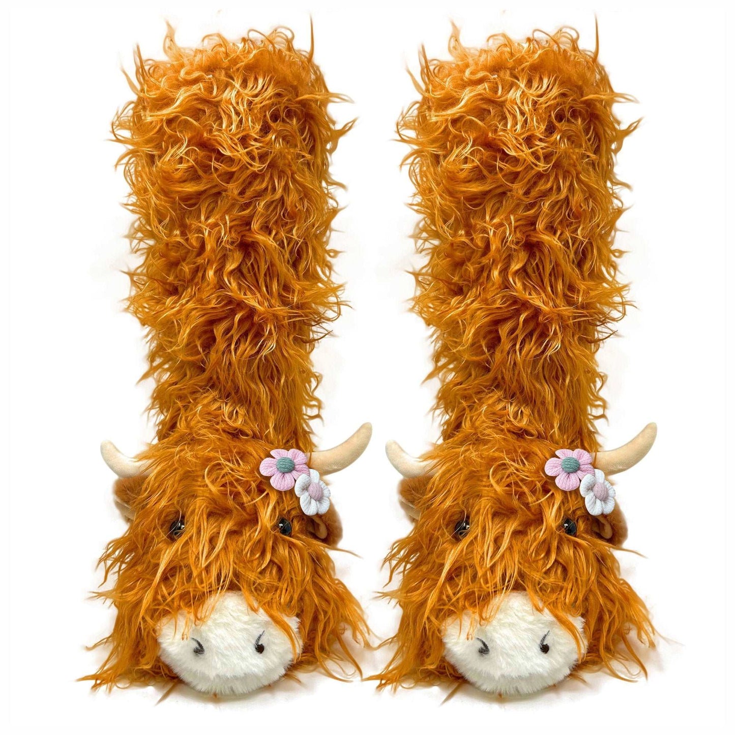 Highland Cattle Kid's Slipper Socks