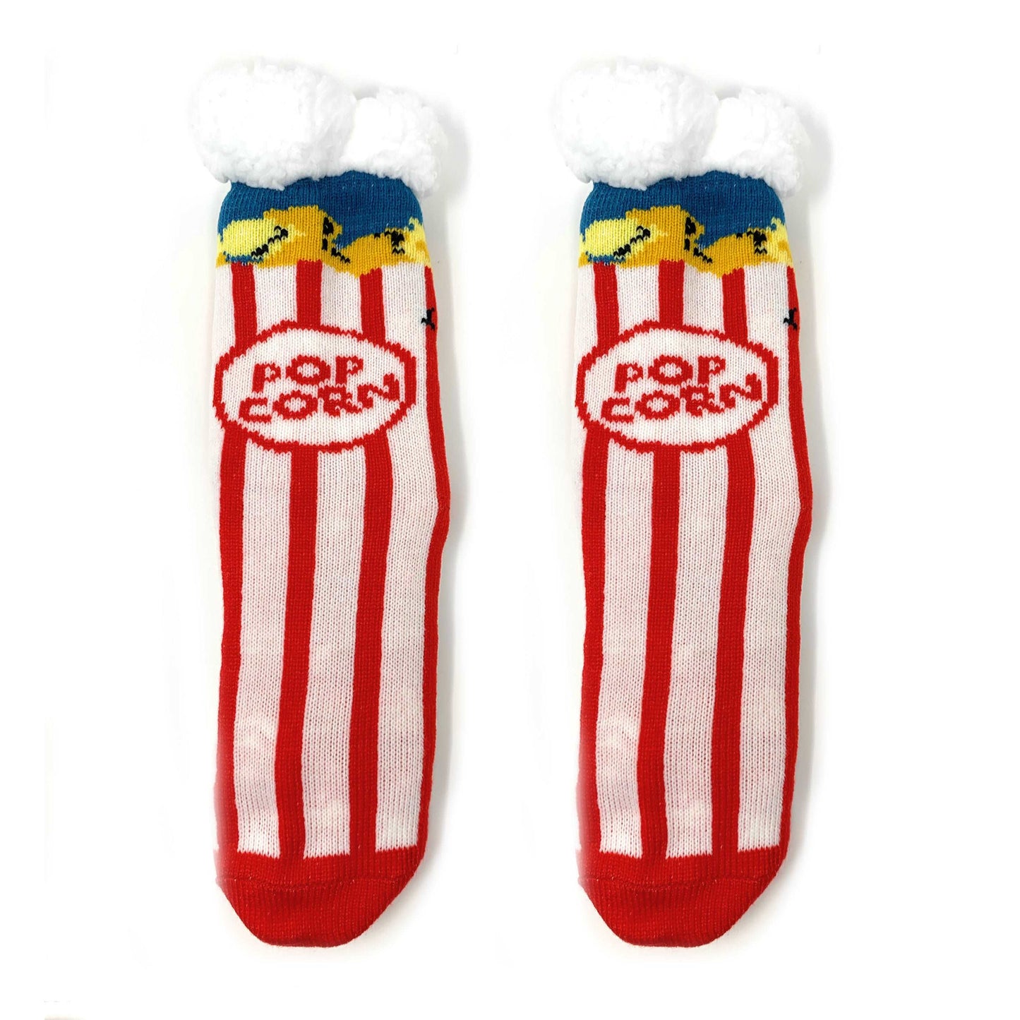 Box o' Popcorn Slipper Socks