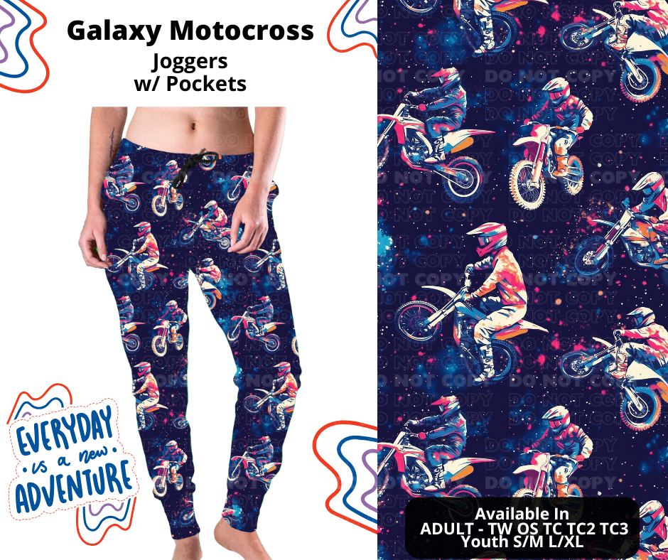 Preorder! Closes 12/26. ETA March. Galaxy Motocross Joggers