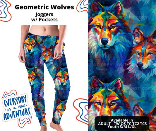 Preorder! Closes 12/26. ETA March. Geometric Wolves Joggers