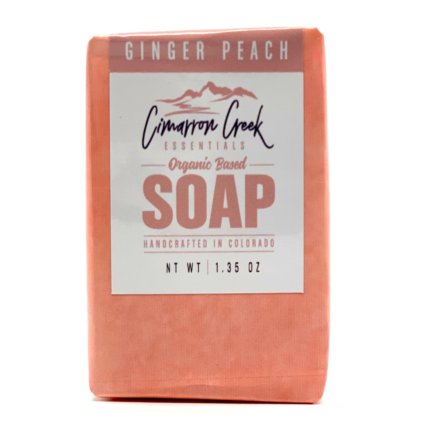 Ginger Peach Organic Bar Soap 5.4oz