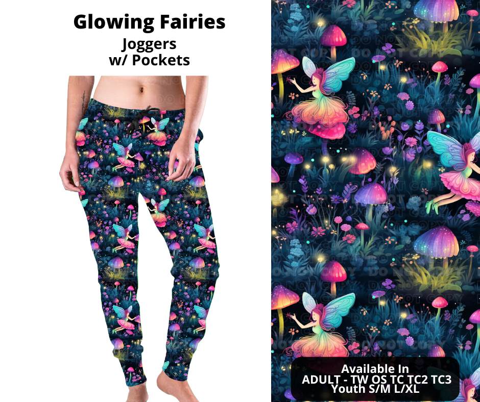 Preorder! Closes 10/31. ETA Jan. Glowing Fairies Joggers