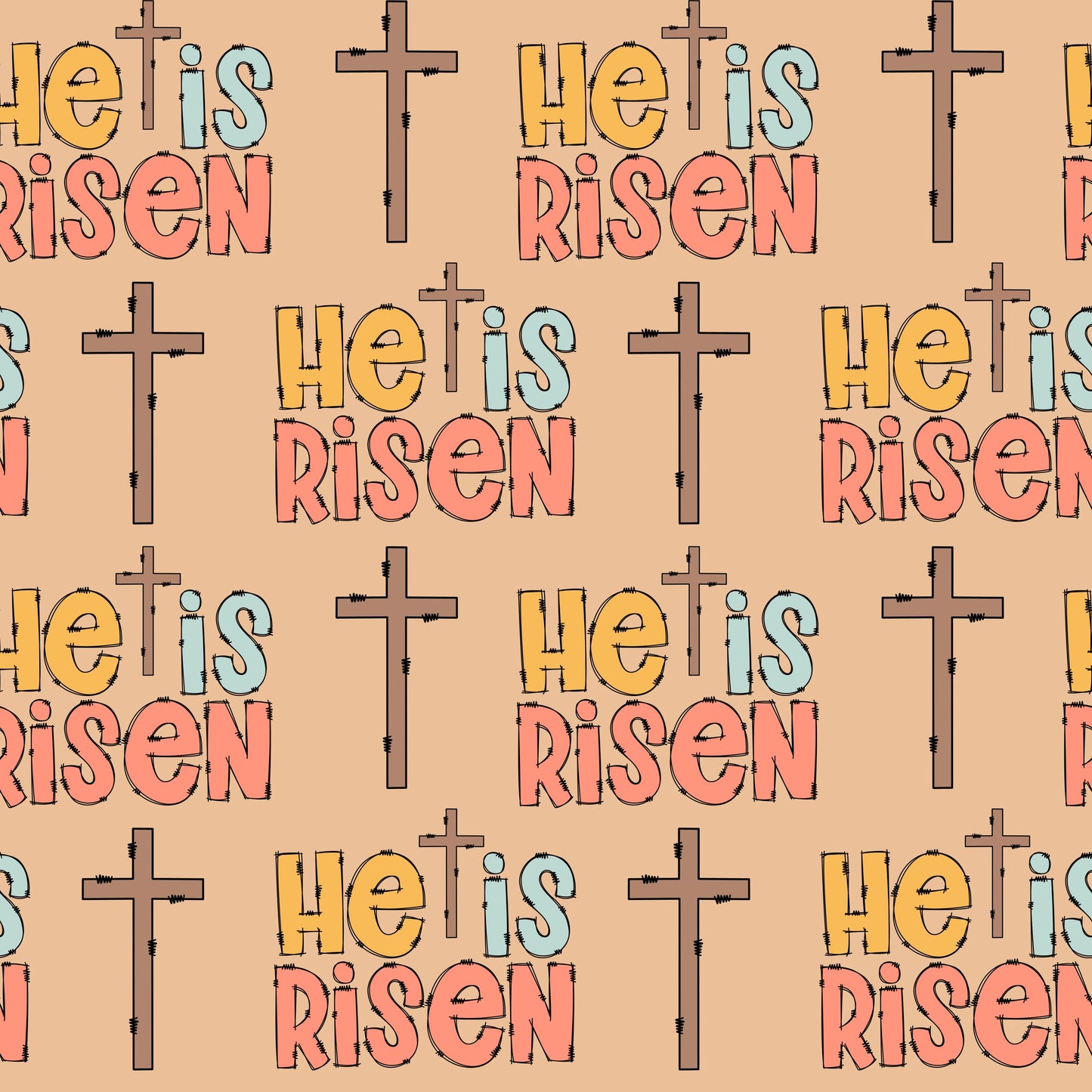 He is Risen leggings