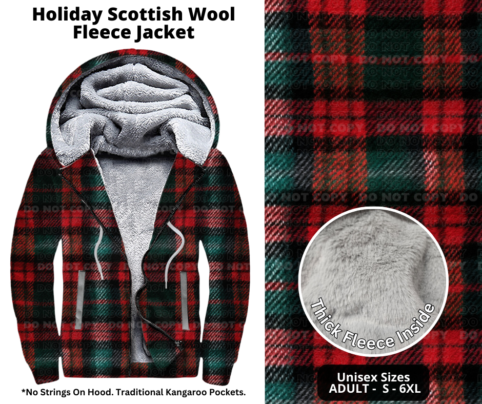 Preorder! Closes 10/21. ETA Jan. Holiday Scottish Wool Jackets