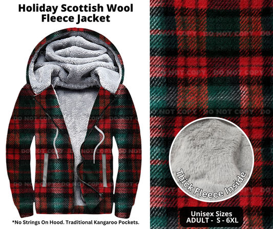 Preorder! Closes 10/21. ETA Jan. Holiday Scottish Wool Jackets