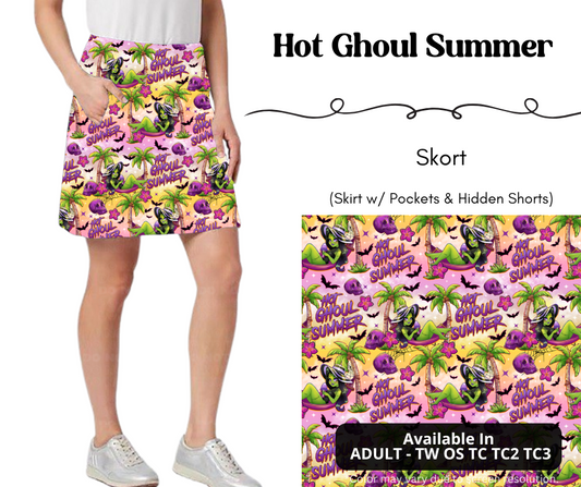 Preorder! Closes 4/7. ETA July. Hot Ghoul Summer Skort