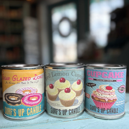 Bakery Paint Can Candles Trio