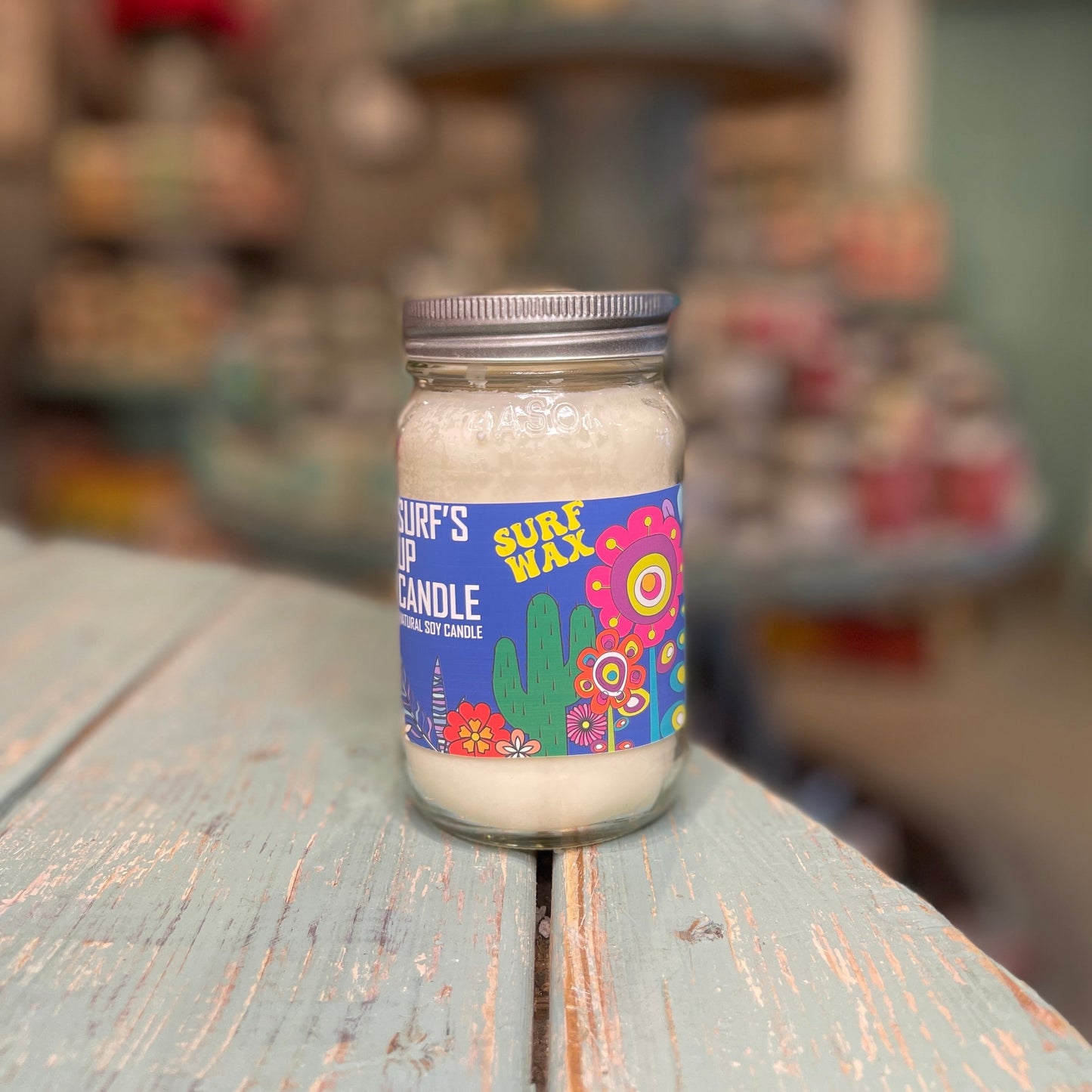 Boho Desert - Surf Wax Mason Jar