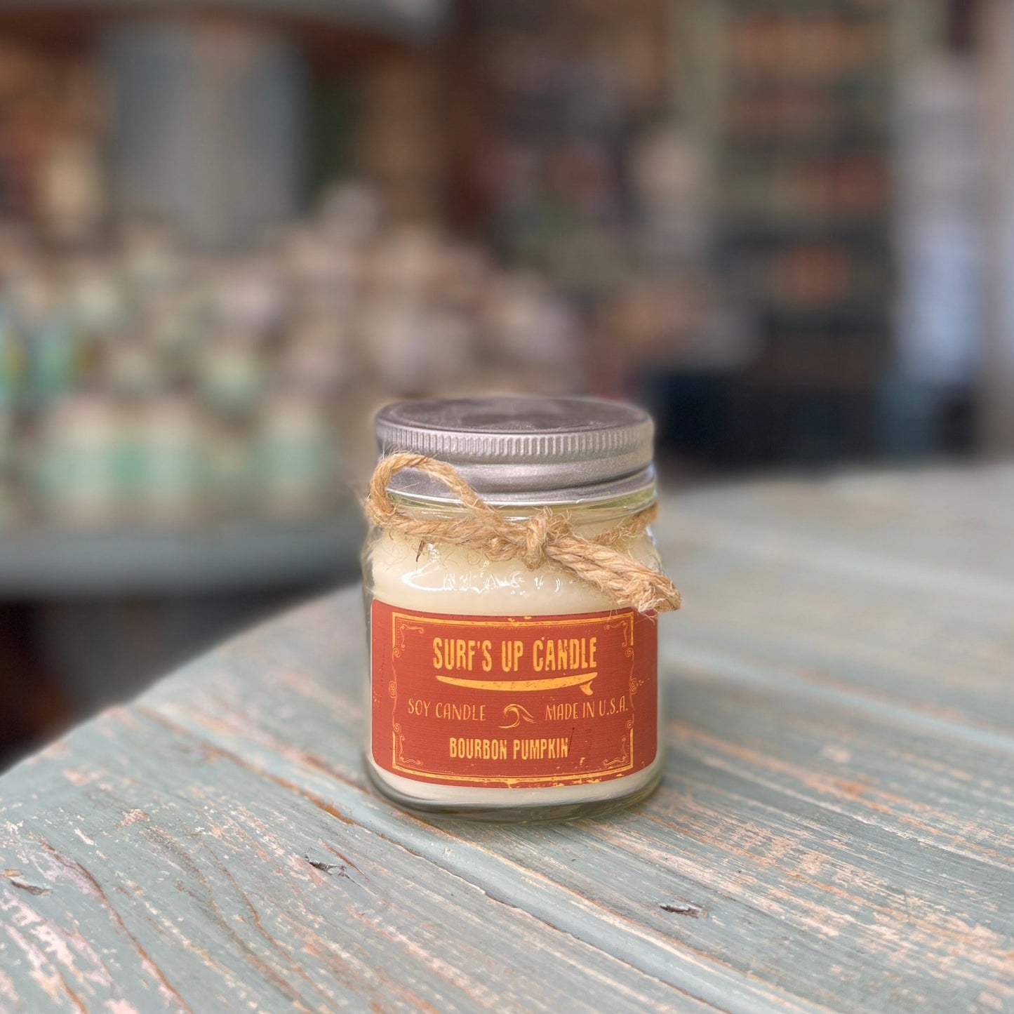 Bourbon Pumpkin Mason Jar Candle - Original Collection