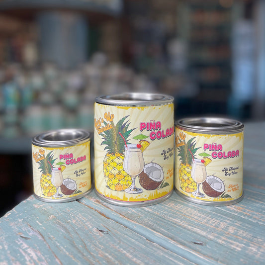 Pina Colada Paint Can Candle - Vintage Collection