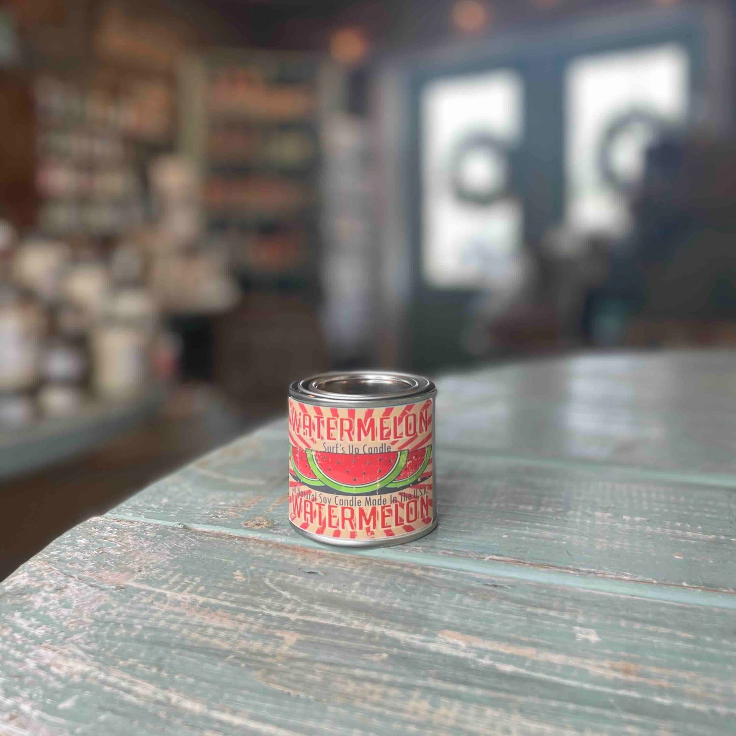 Watermelon Paint Can Candle - Vintage Collection