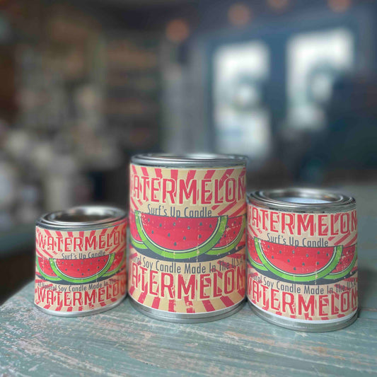 Watermelon Paint Can Candle - Vintage Collection