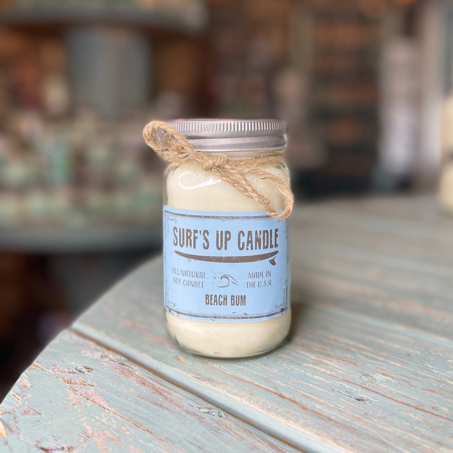 Beach Bum Mason Jar Candle - Original Collection