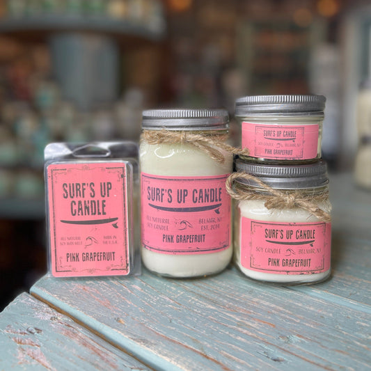 Pink Grapefruit Mason Jar Candle - Original Collection