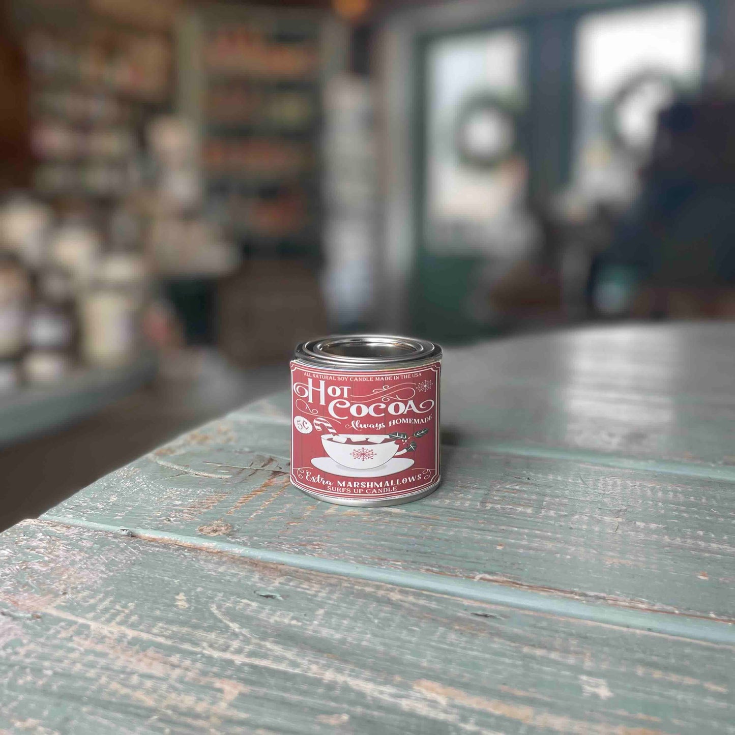 Hot Cocoa Paint Can Candle - Vintage Collection