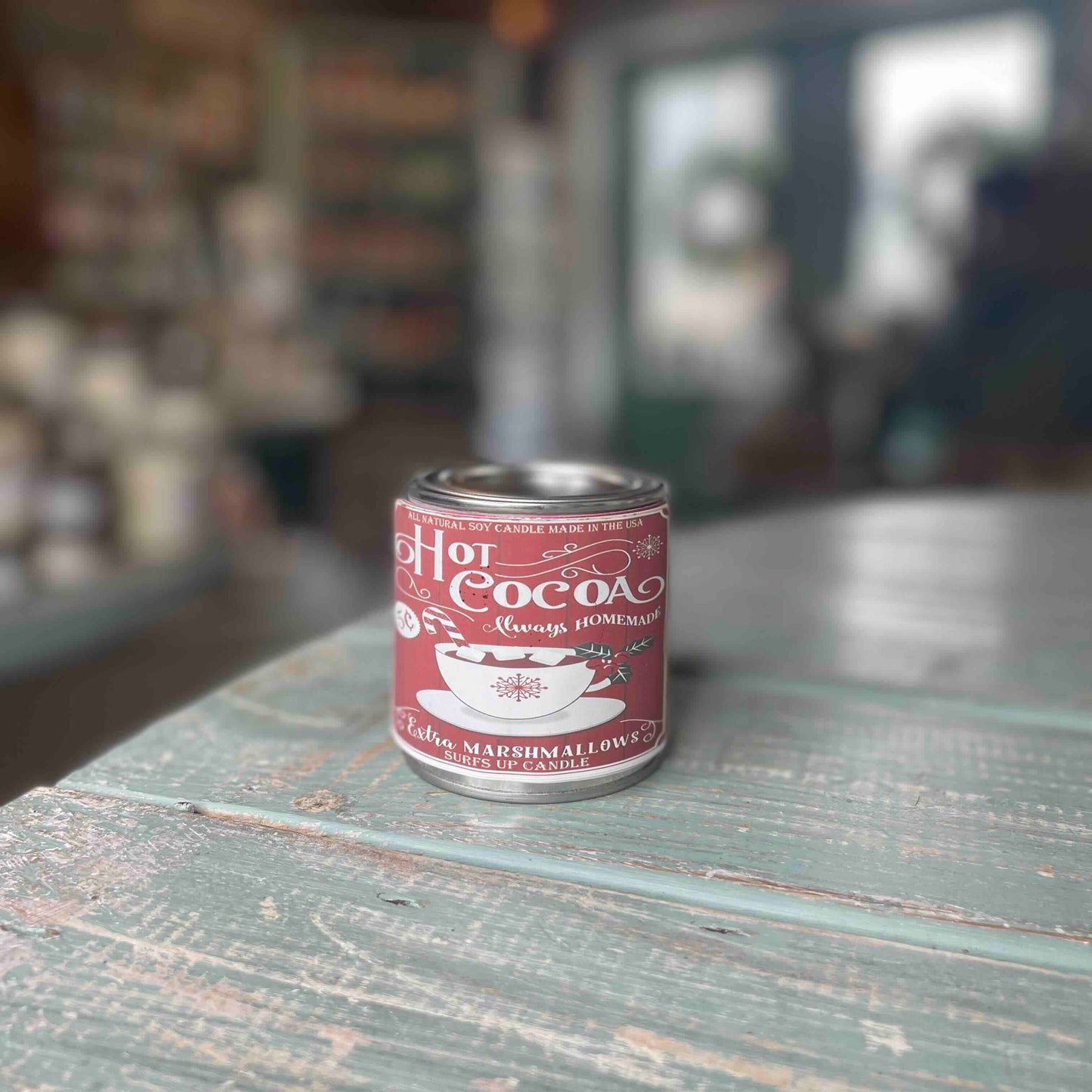 Hot Cocoa Paint Can Candle - Vintage Collection