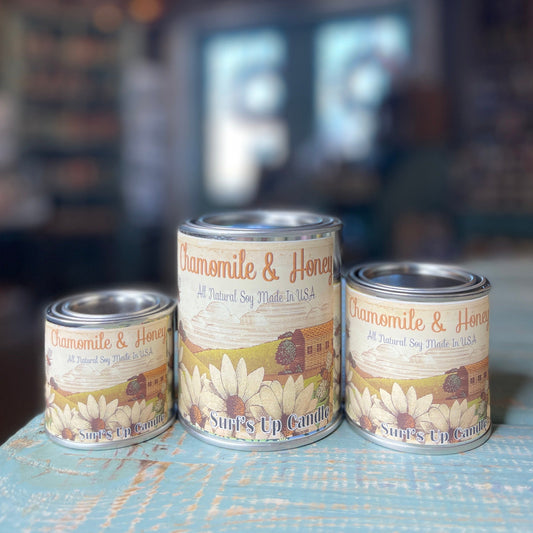 Chamomile and Honey Paint Can Candle - Vintage Collection