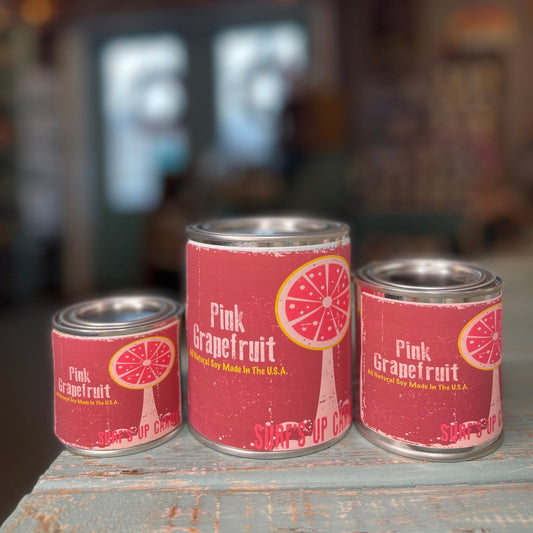 Pink Grapefruit Paint Can Candle - Vintage Collection