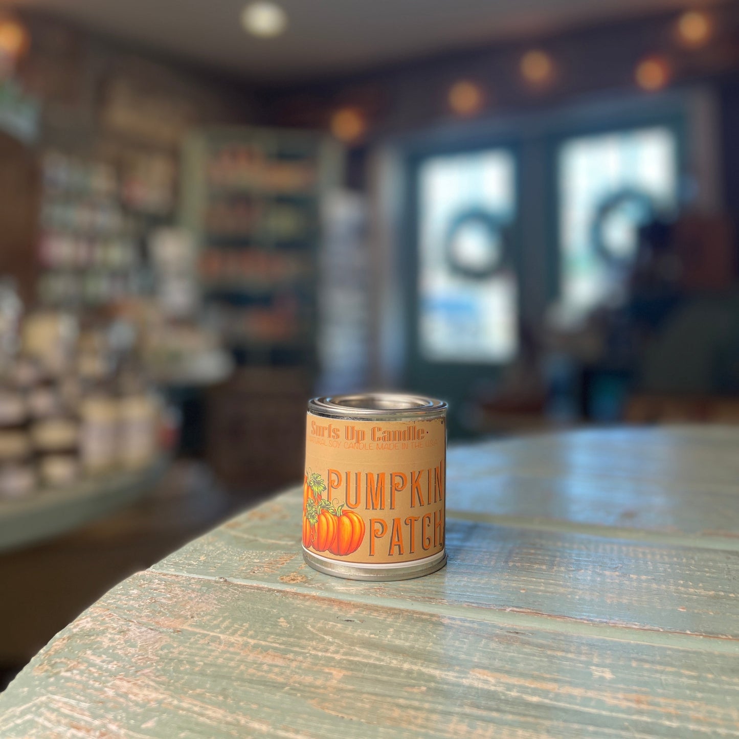 Pumpkin Patch Paint Can Candle - Vintage Collection