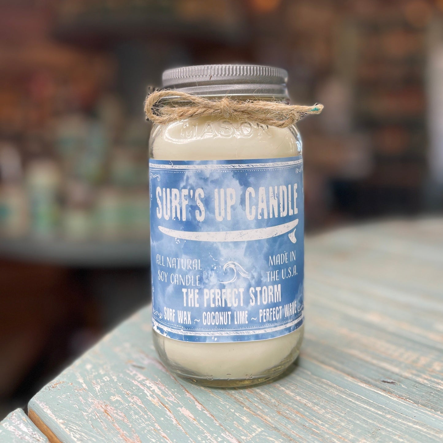 The Perfect Storm - Layered Mason Jar Candle