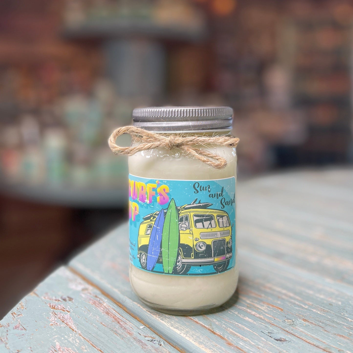 Sun & Sand Mason Jar Candle - Vintage Collection