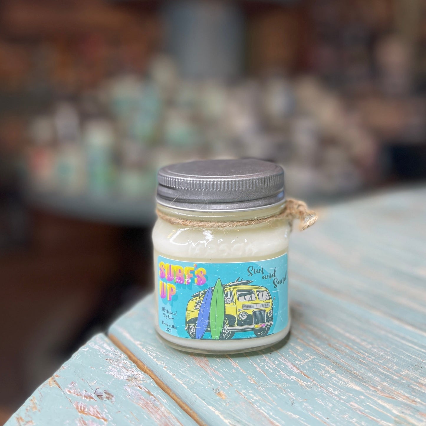 Sun & Sand Mason Jar Candle - Vintage Collection