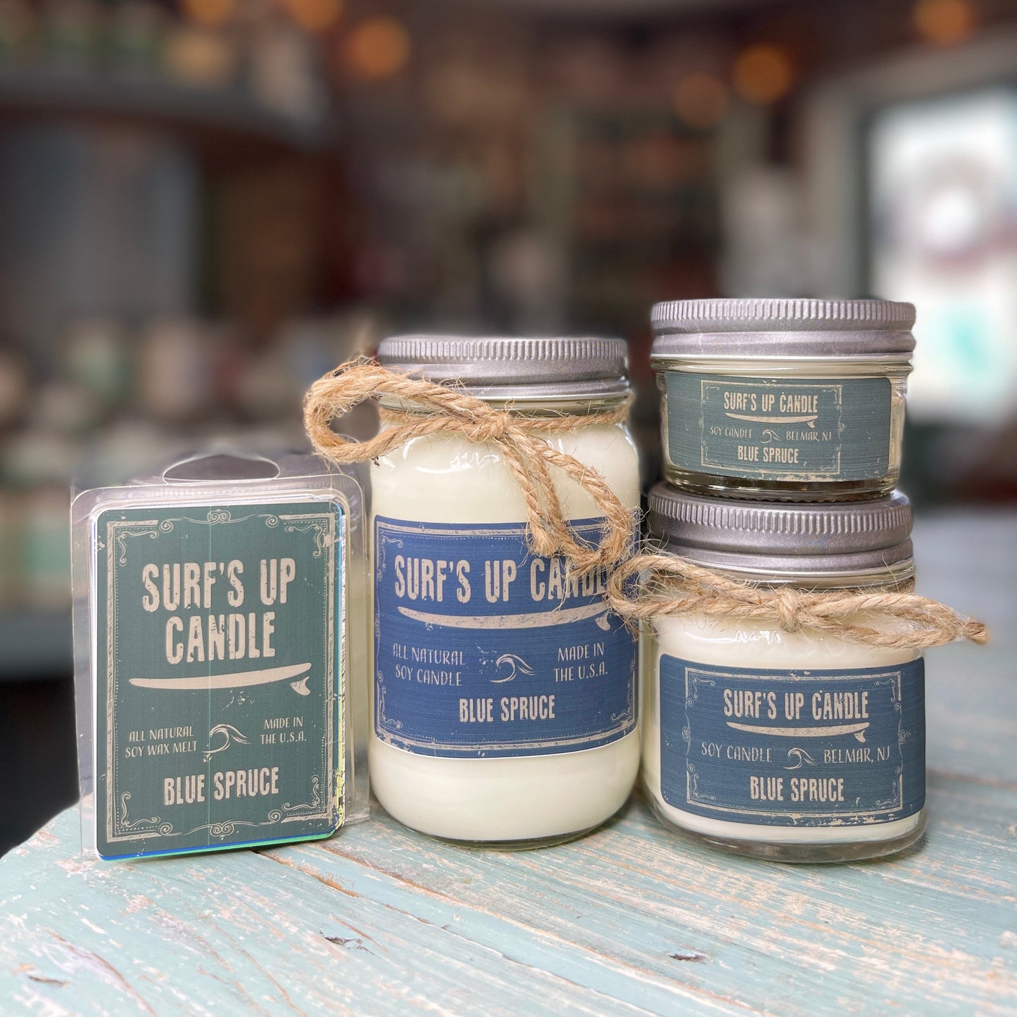 Blue Spruce Mason Jar Candle - Original Collection