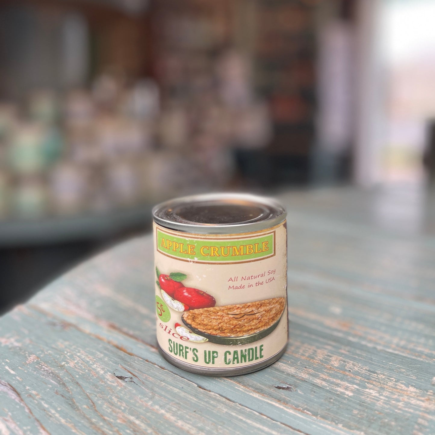 Apple Crumble Paint Can Candle - Vintage Collection