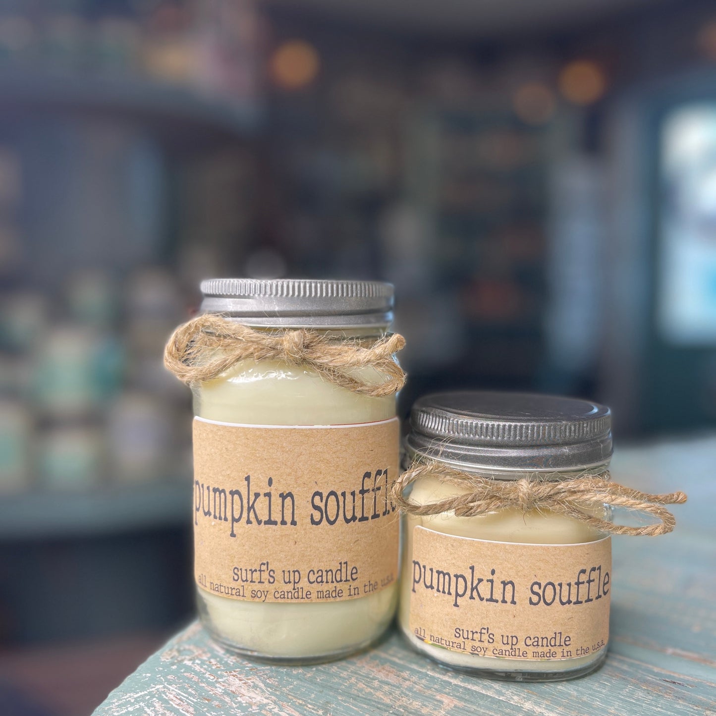 Pumpkin Souffle Mason Jar Candle - Brown Bag Collection