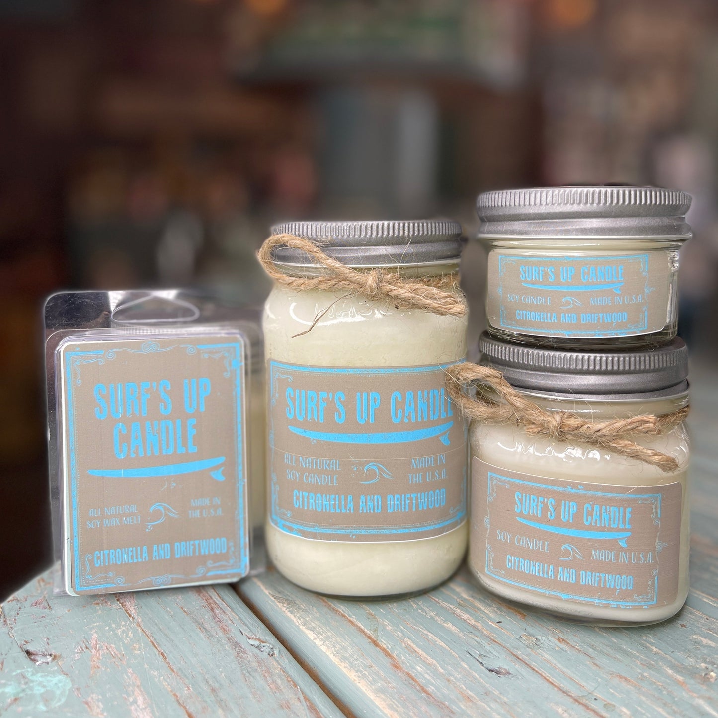 Citronella & Driftwood Mason Jar Candle - Original Collection