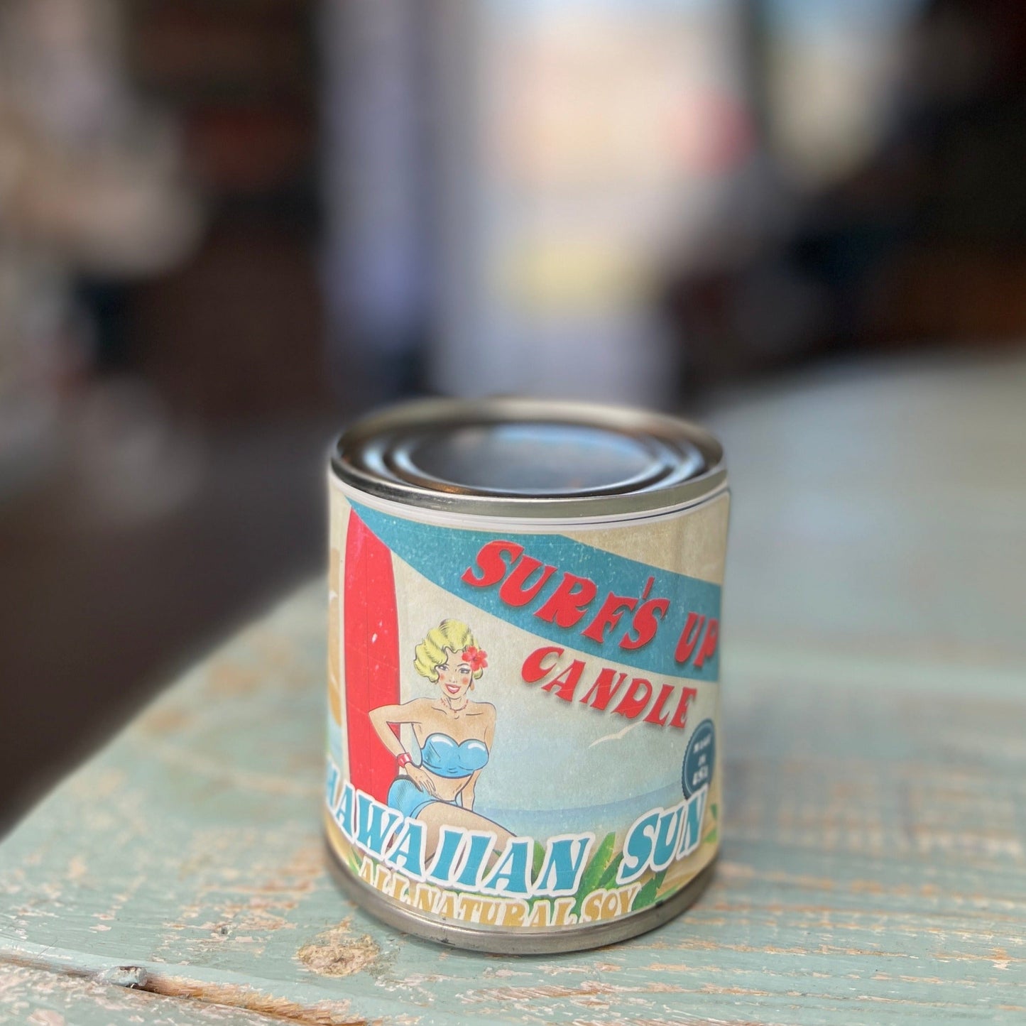 Hawaiian Sun Paint Can Candle - Vintage Collection